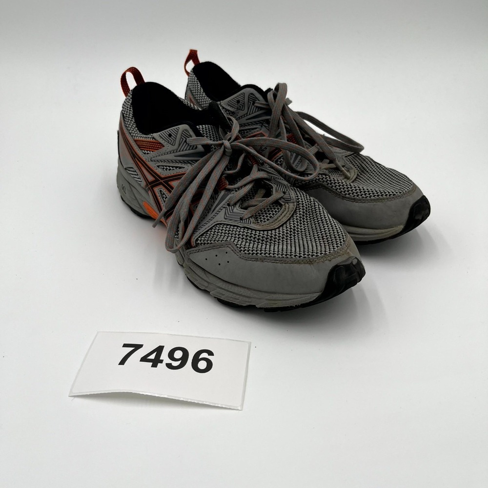 Asics Gel-Venture 8 Sheet Rock Habanero 1011A824 Men 8 Sneaker Gray Mesh Running